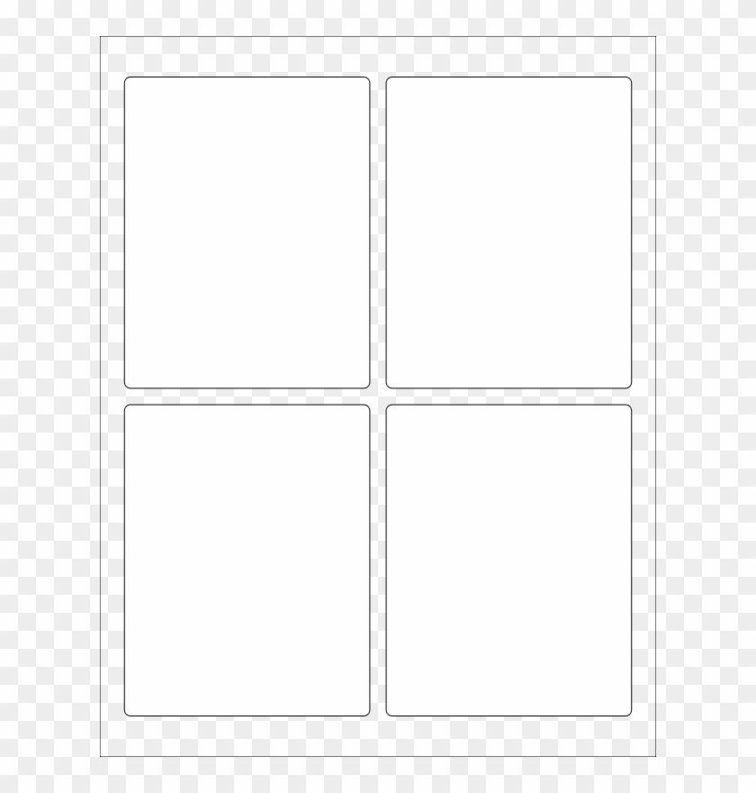 Four squares transparent Blank Template - Imgflip