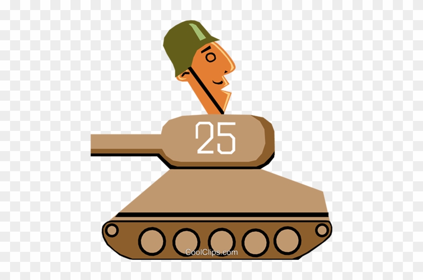 Tank Royalty Free Vector Clip Art Illustration - Tank #1629395