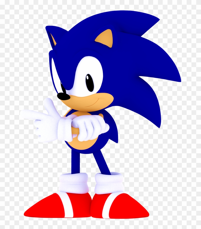 Sonic The Hedgehog Pose Plush 8.5