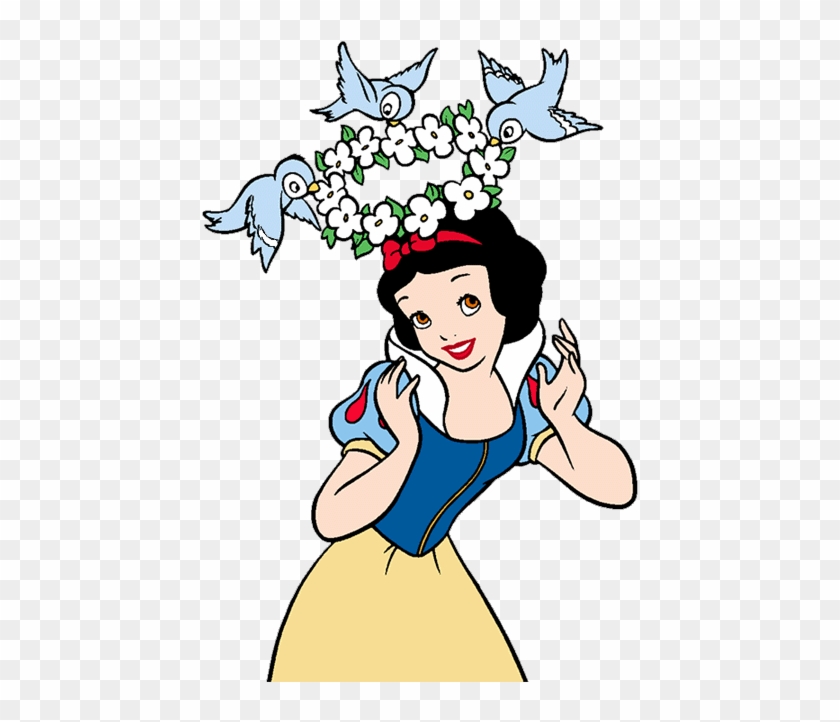 Snow White And The 7 Dwarfs Clip Art Snow White And Birds Full Size Png Clipart Images Download 