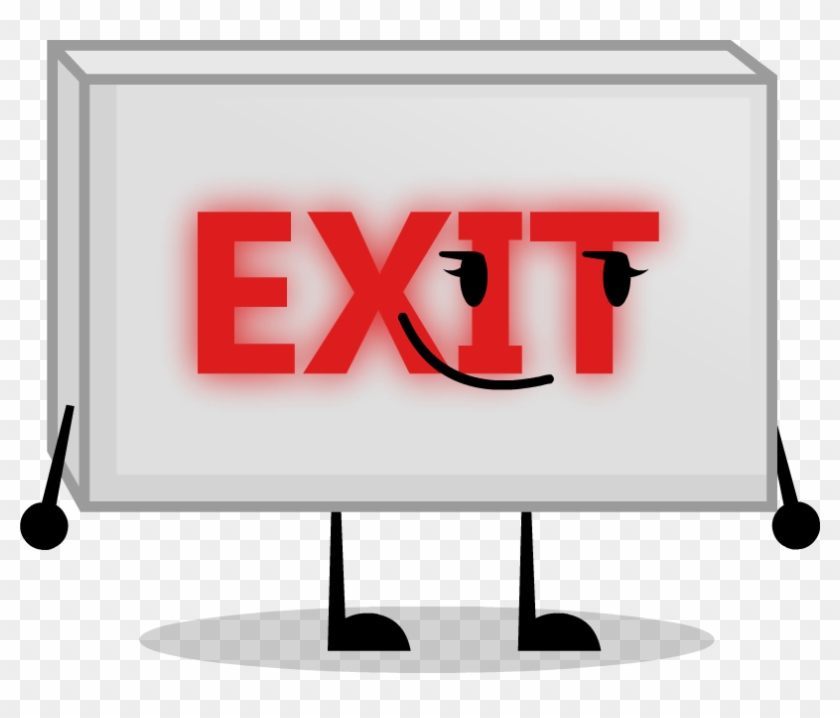 Exit Sign By Realworldanimations - Object Shows Exit Sign #251869
