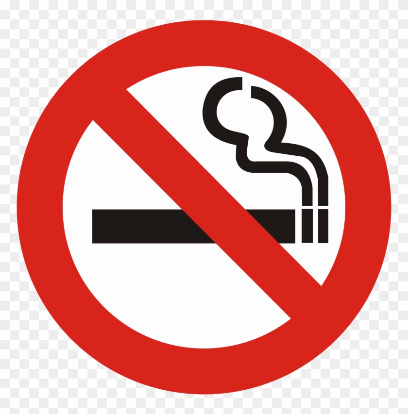 Clip Arts Related To - Smoking Sign #252526