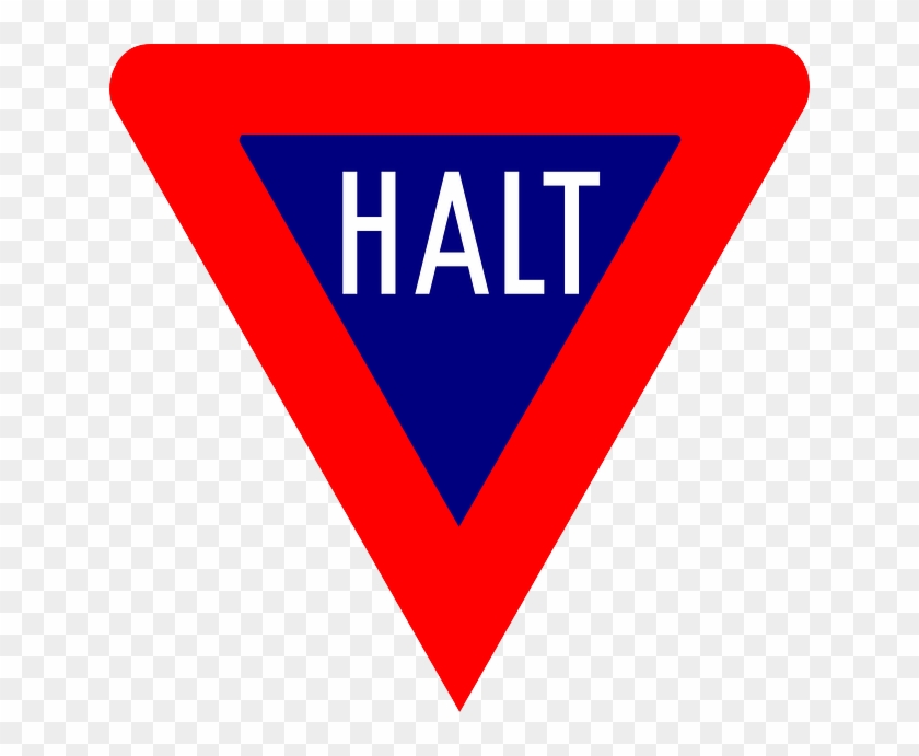 Halt - Clipart - Halt Clipart #252565