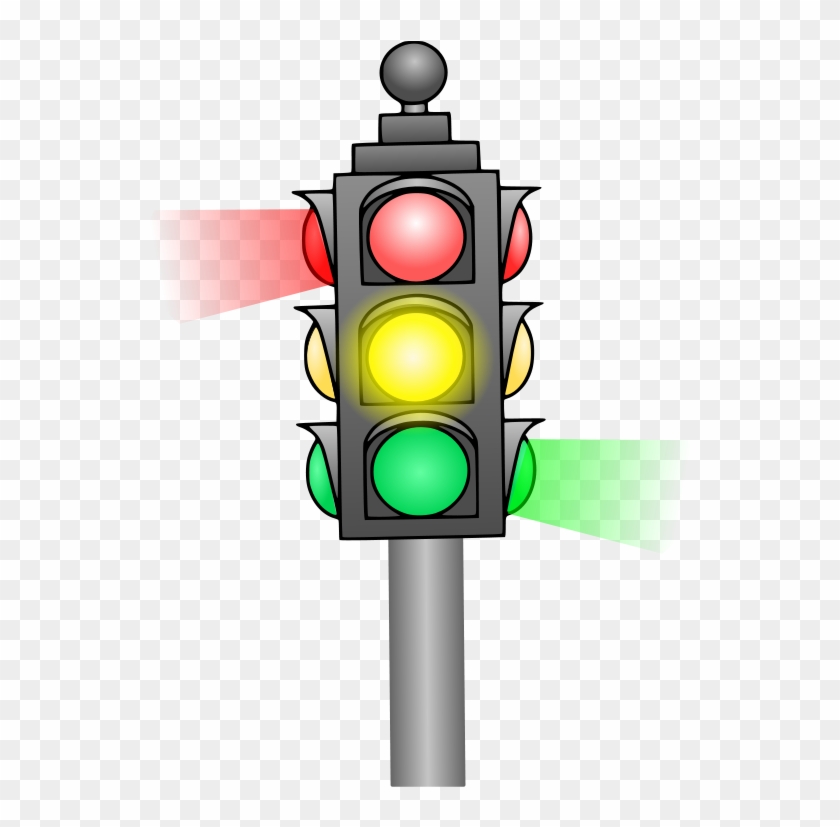 Stop Light Clipart - Animasi Lampu Lalu Lintas #252736