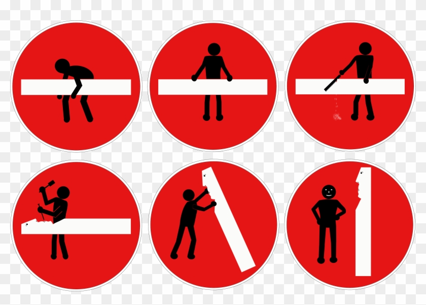 Stick Figure, Road Sign, Traffic Sign - Stock.xchng #252854