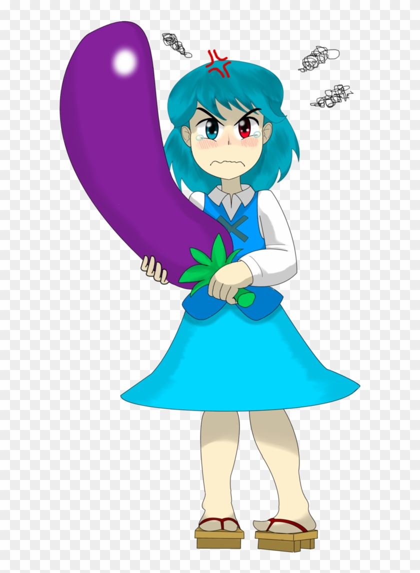 Kogasa Looks Like An Aubergine By Giantcavemushroom - Cartoon #253881