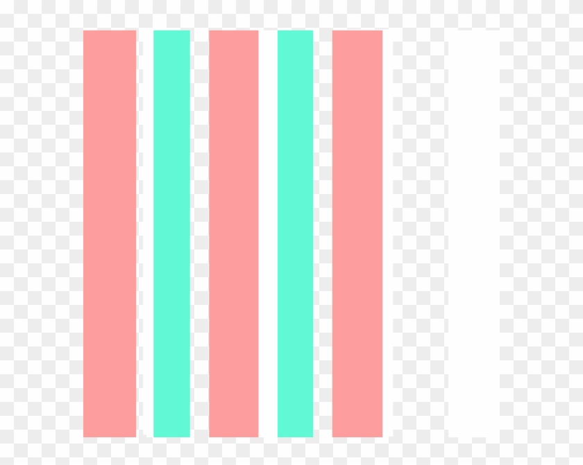 Vertical Coral & Turquoise Stripes 2 Clip Art At Clker - Style #254219