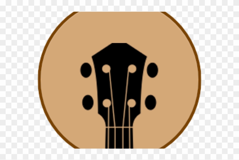 Ukulele Clipart Coloured - Circle #1629905