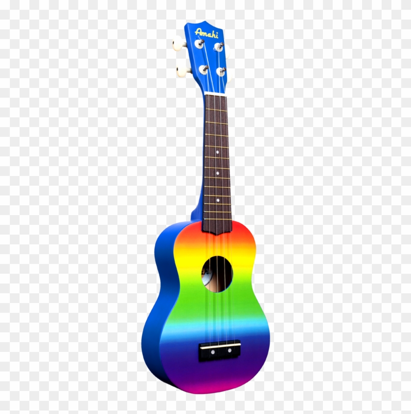 Clipart Black And White Orange Flower Amahi Ukuleles - Rainbow Soprano Ukulele #1629925