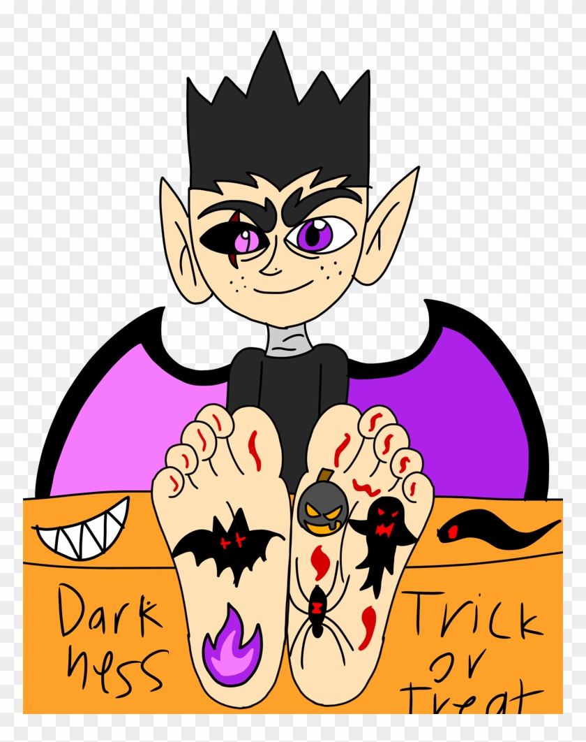 Dark Romeo S Evil Halloween Feet By Dracoshark1900 Cartoon Free Transparent Png Clipart Images Download