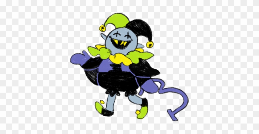 Jevil Just, Walkin' - Cartoon #1631999