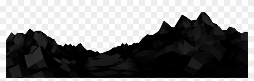 1500 X 460 20 - Mountain Silhouette Transparent Background #1633885