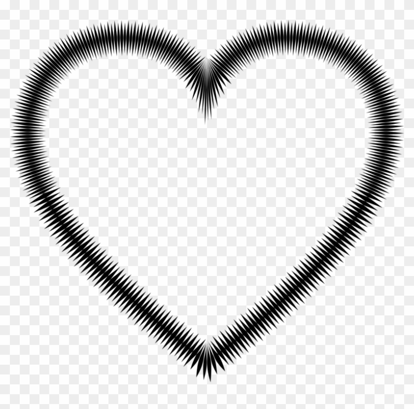 Line Art Abstract Art Computer Icons Cartoon - Heart #1634053