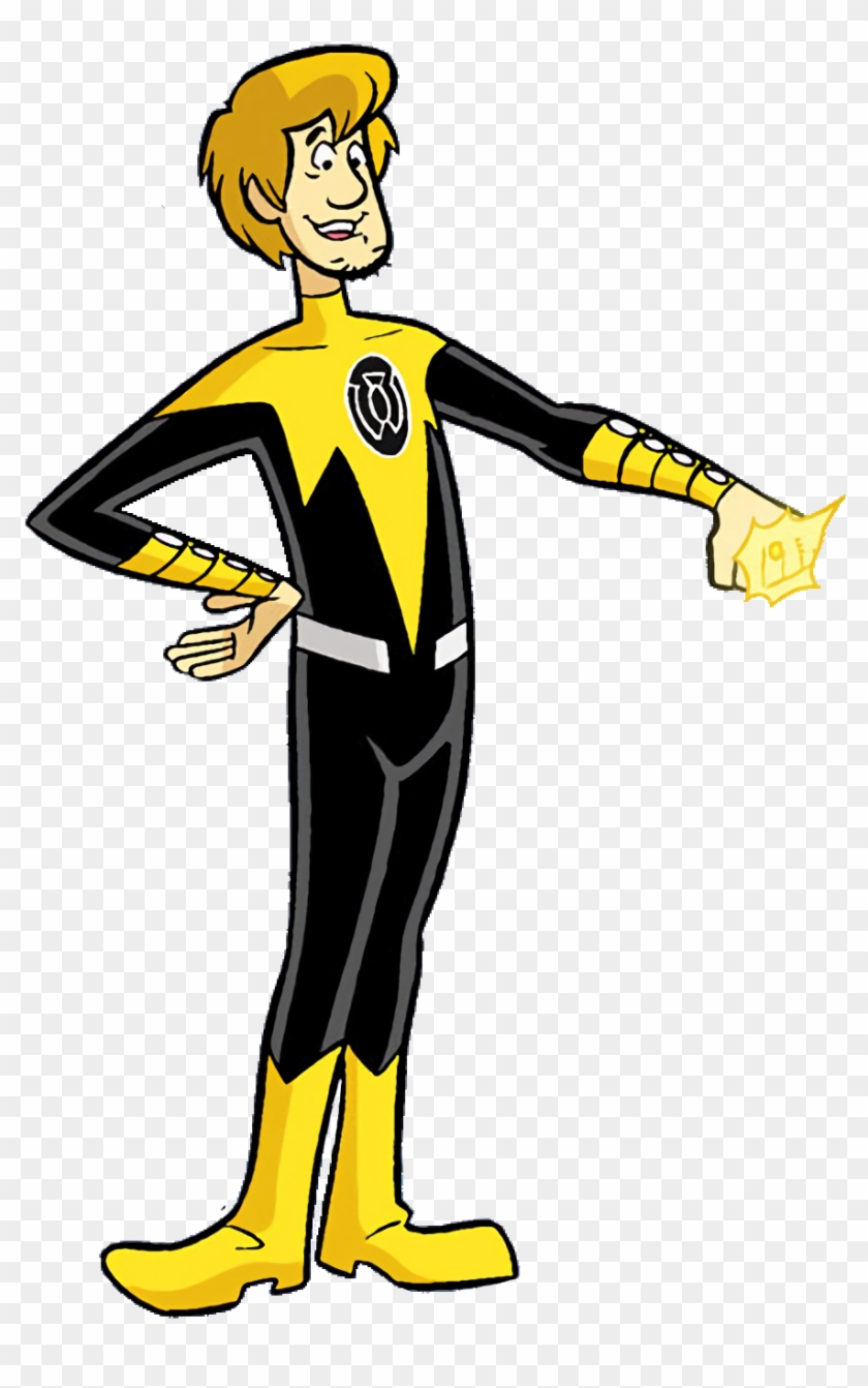 Shaggy Png - Yellow Lantern Shaggy #1634072