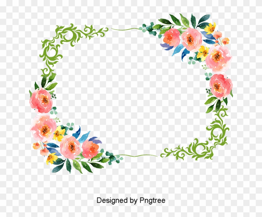 Rose Clipart Red Flower Border Decorative - Border Png #1634349