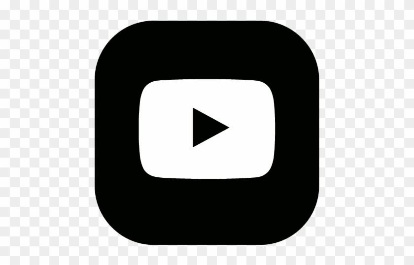 Youtube Icon Black And White #1634350