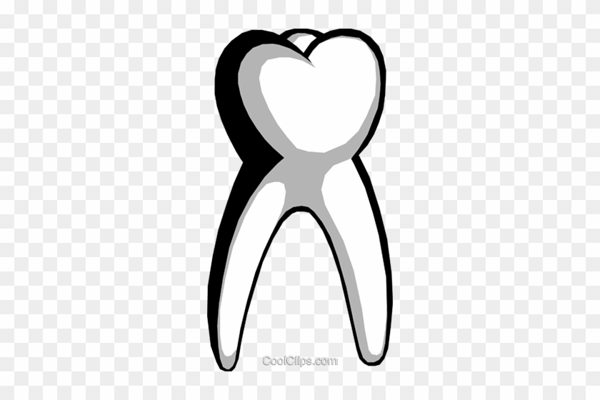 The Tooth Royalty Free Vector Clip Art Illustration - The Tooth Royalty Free Vector Clip Art Illustration #1635120