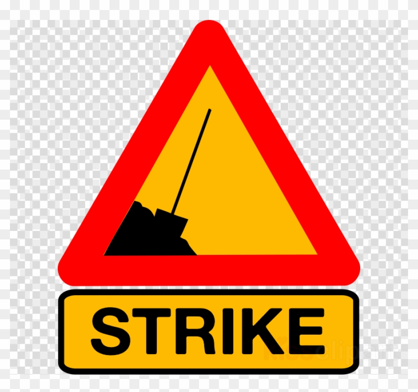 Strike In Road Clipart Traffic Sign Signage Clip Art - Head And Shoulders Silhouette Png #1637233