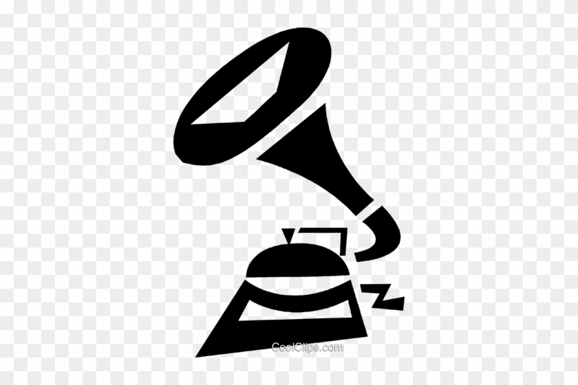 Gramophone Royalty Free Vector Clip Art Illustration - Gramophone Royalty Free Vector Clip Art Illustration #1637244