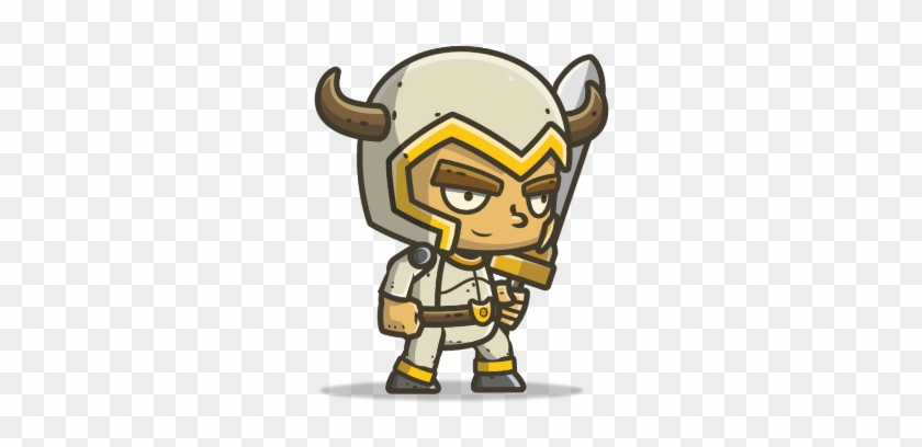 Chibi Knight 1 Royalty Free Game Art - Chibi Game Character #1638266