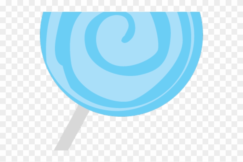 Lollipop Clipart Blue Lollipop - Circle #1638579