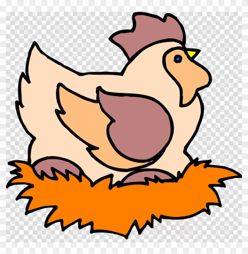 Chicken On Nest Clipart Chicken Clip Art - Chicken #1638785