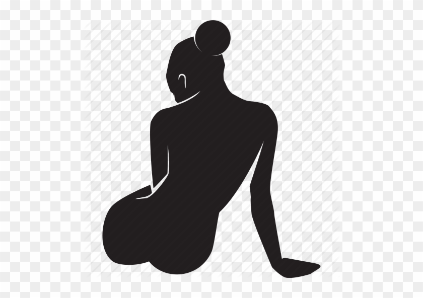 X Transparent Woman Silhouette Sitting Free Transparent