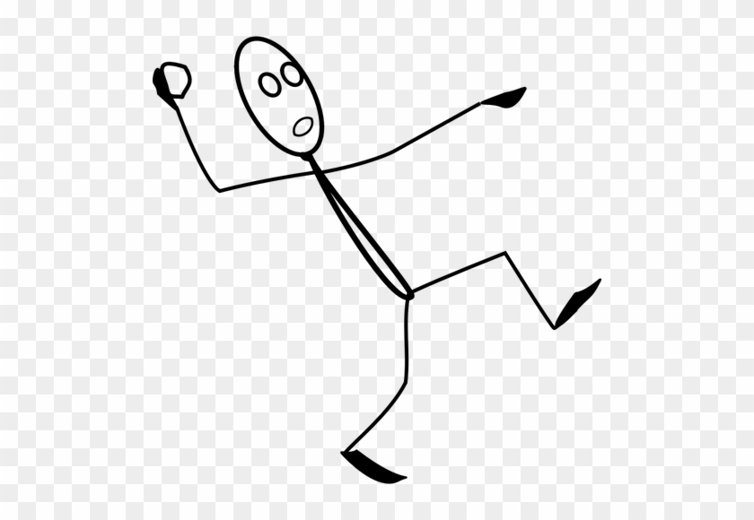 Stick Man Throwing Clip Art at  - vector clip art online, royalty  free & public domain