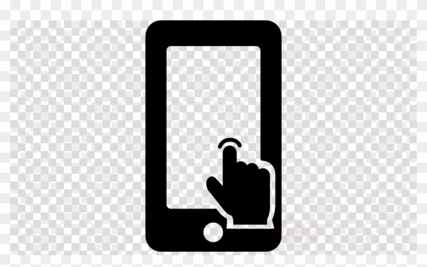 Touch Screen Phone Icon Clipart Touchscreen Mobile - Picsart Photo Editing  Background - Free Transparent PNG Clipart Images Download