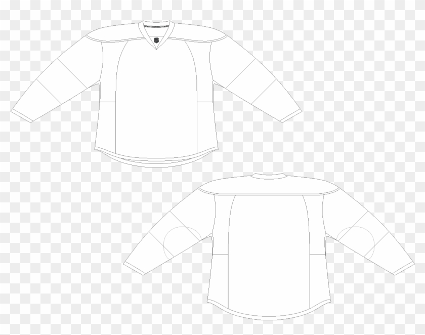 Templates Hockeyjerseyconcepts Hockey Jersey Template - Blank Hockey Jersey  - (1200x900) Png Clipart Download