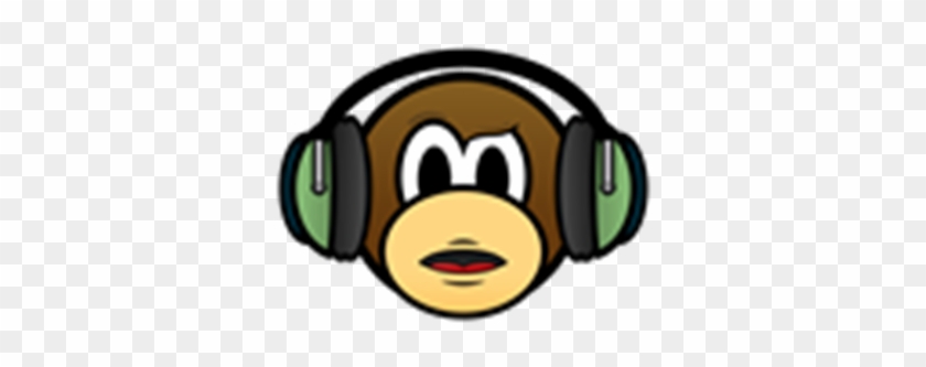 A Lime Green Roblox Limegreen Monkey With Headphones Free Transparent Png Clipart Images Download - roblox headphones free