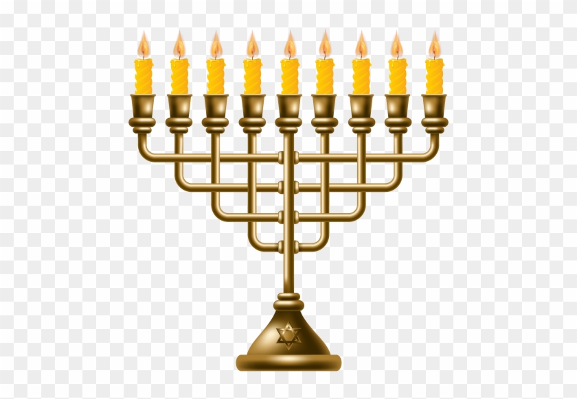 Free Png Download Golden Menorah Clipart Png Photo - Castiçal Png ...