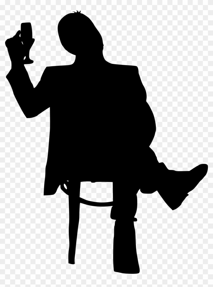 Free Download - Silhouette Sitting In Chair #1654661