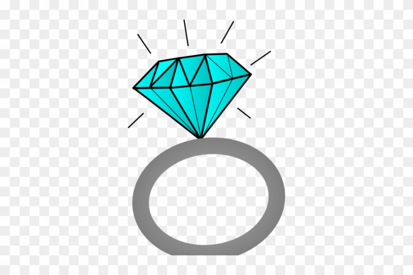 Ring Clipart Teal - Wedding Ring Clipart #255999