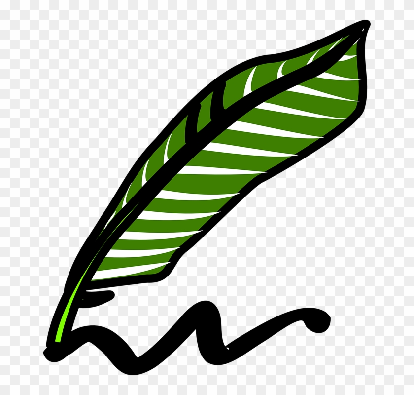 Feather Pencil Clip Art #256565