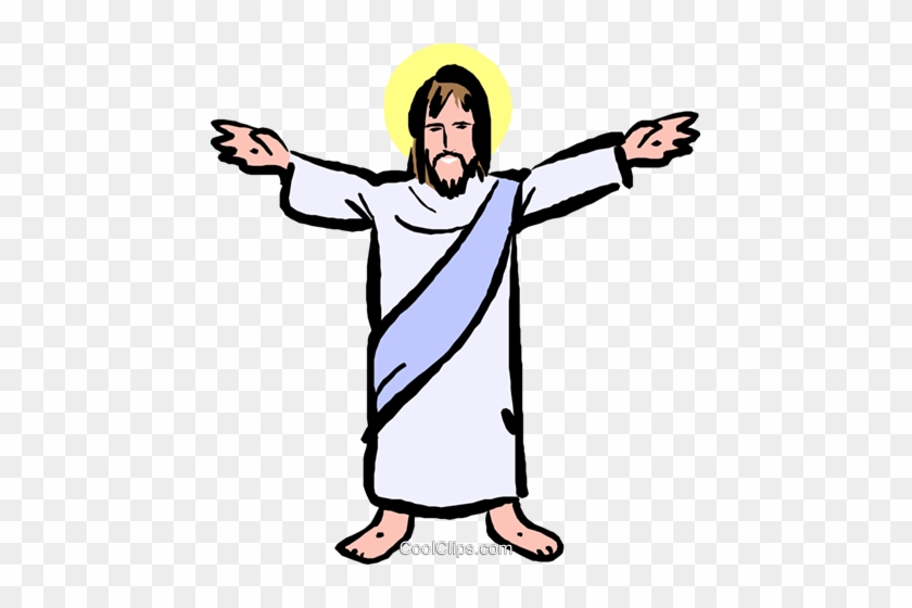 Jesus Royalty Free Vector Clip Art Illustration - Jesus Royalty Free Vector Clip Art Illustration #1656061