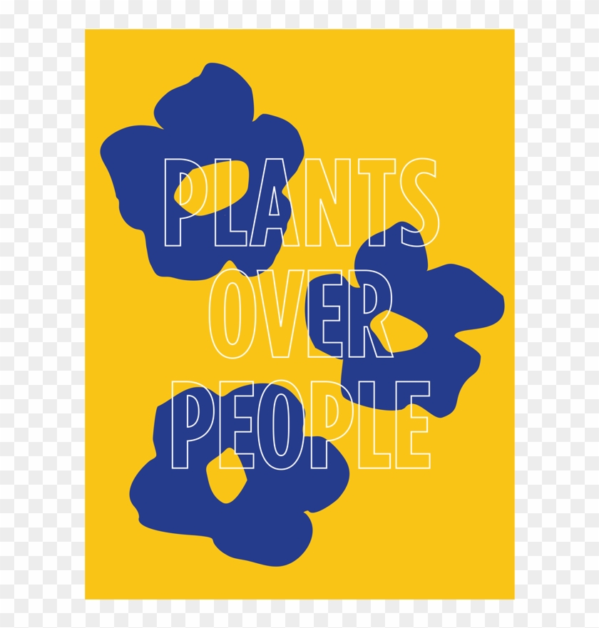 Plants Over People Print 18″ X 24″ - Graphic Design #1656363