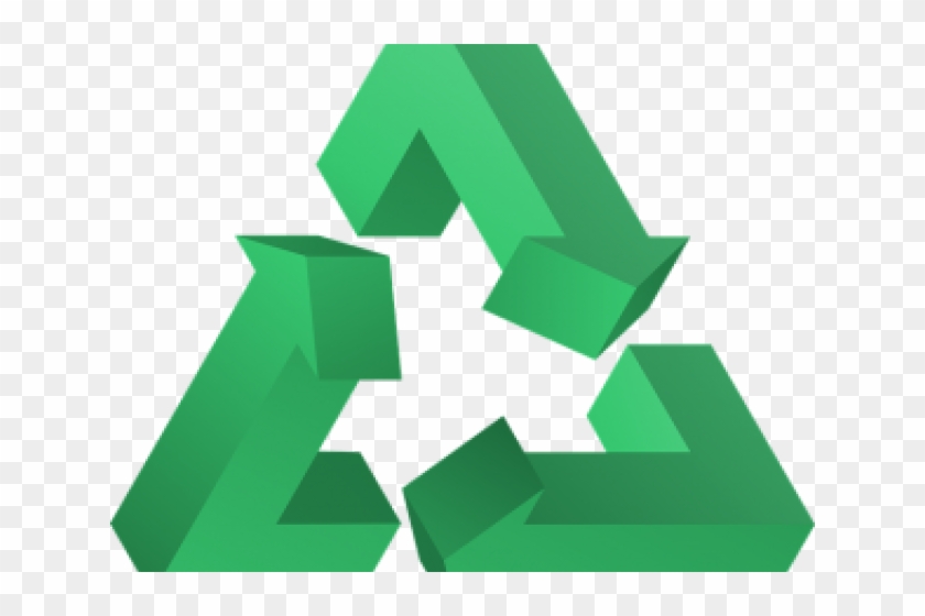 Recycle Clipart Prevention Pollution - Triangulo Verde Reciclado Png #1658048