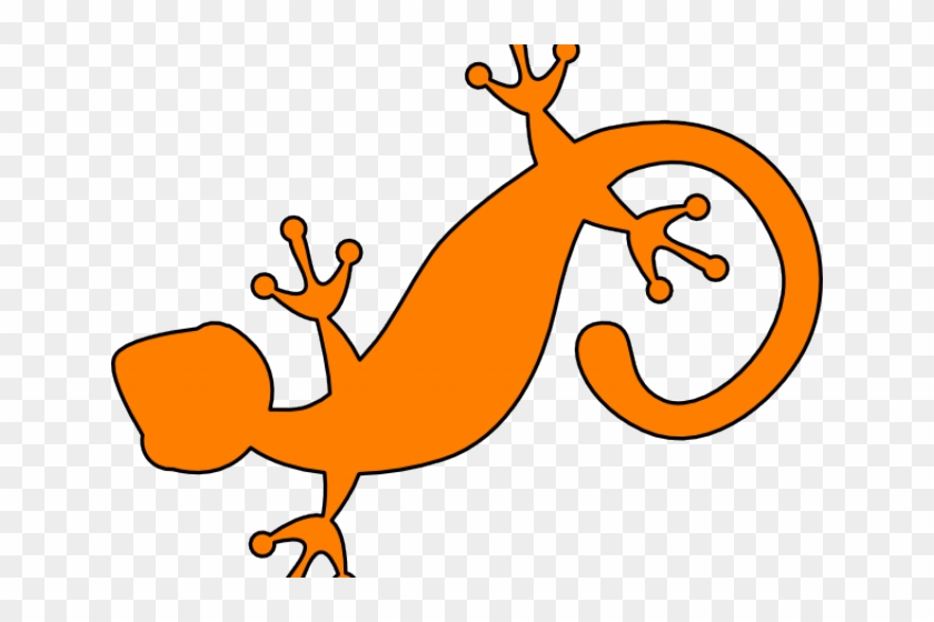 Gecko Clipart Orange - Gecko Clipart Orange #1658259