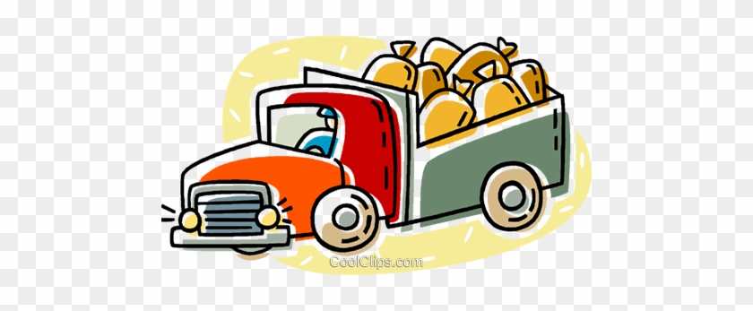 Delivery Truck Royalty Free Vector Clip Art Illustration - Carro De Basura Png #1659138