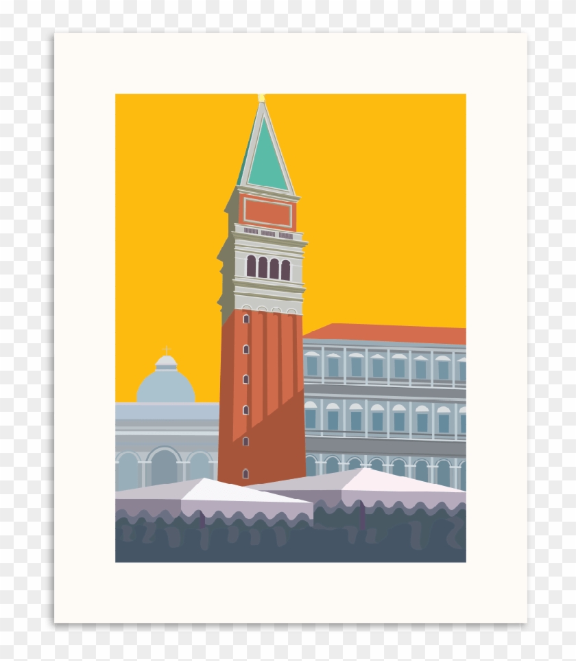 Piazza San Marco Wall Art - Illustration #1661043