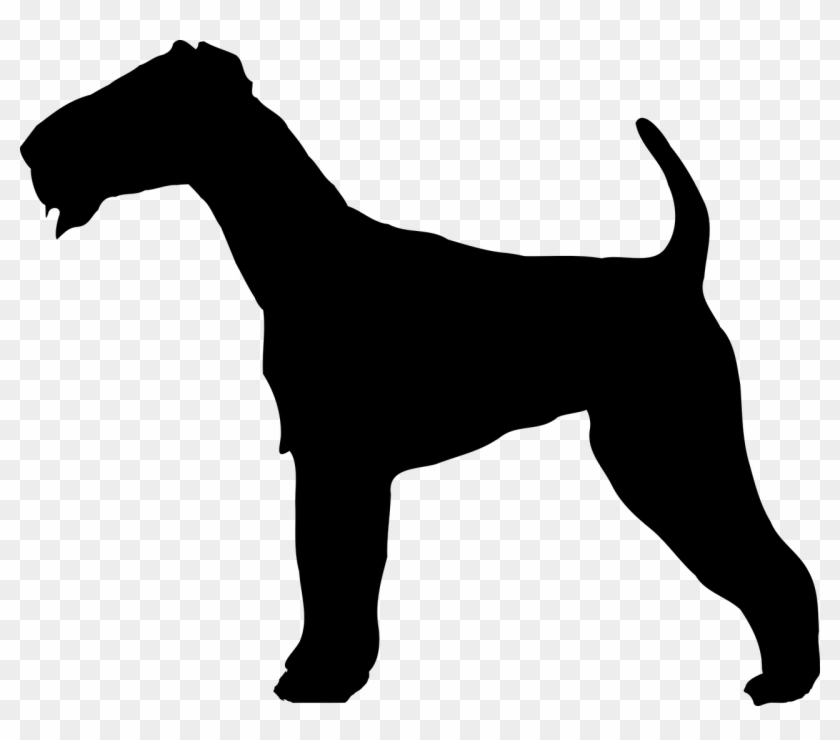 Airedale Terrier Silhouette Png #1662448