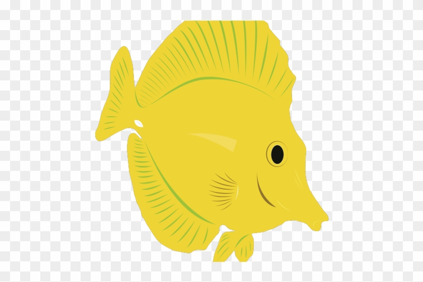 Marine Fish Clipart Yellow Tang - Pomacentridae #1662627