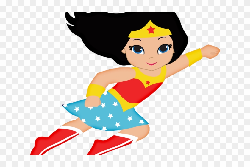 Wonder Woman Clipart Heart - Wonder Woman Baby Art #1663544