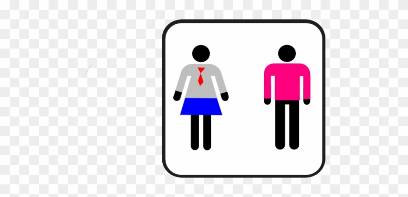 More Gender Neutral Bathroom Signs Here, Here, Here, - Men Women Symbol Png #1664267