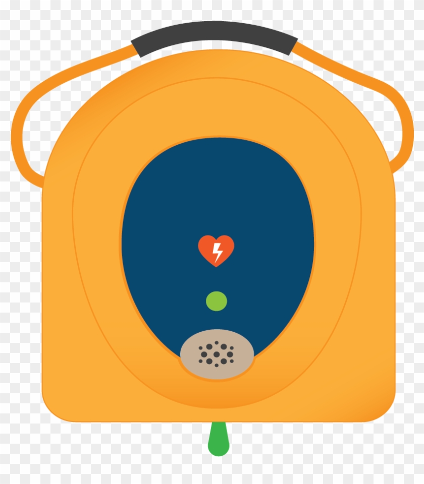 Aed Aero Healthcare Heartsine Icon Coloured-01 - Circle #1664364