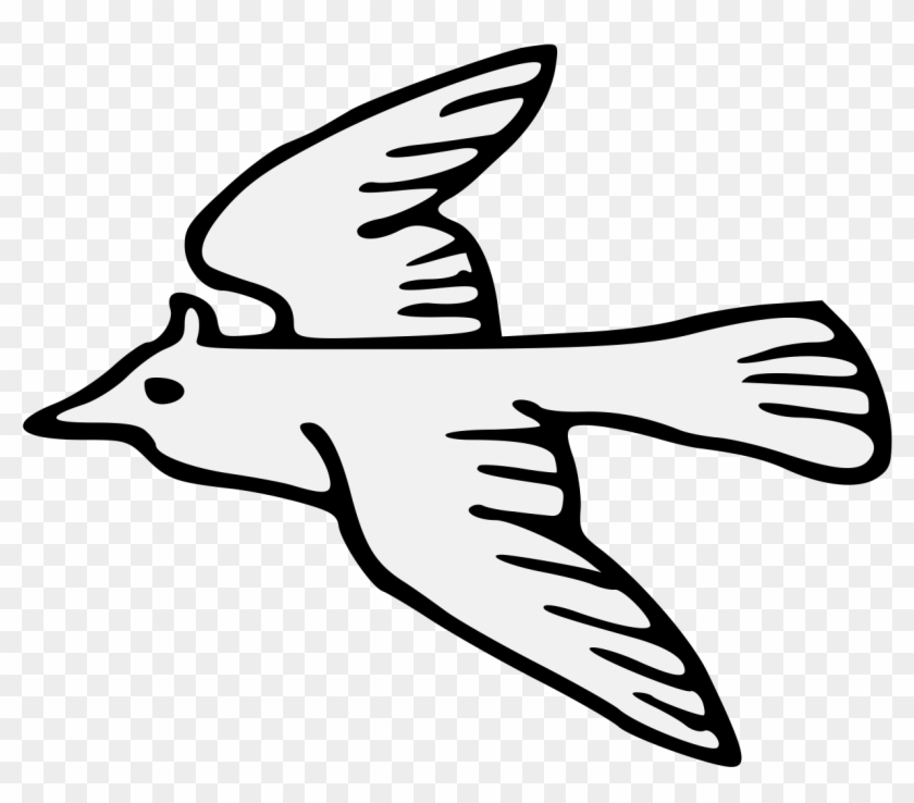 Dove Clipart Traceable - Dove Clipart Traceable #1665642