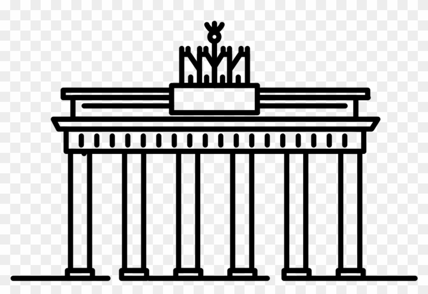 File - Brandenburg-gate Mark - Svg - Brandenburg Gate #1666726