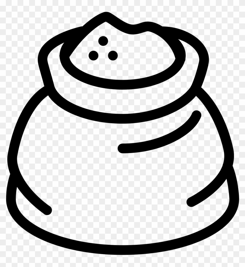 Flour Drawing Vector - Flour Icon Png #1666908