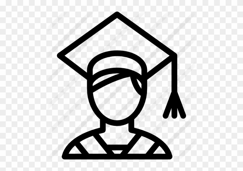 Male Graduated Student Free Icon - Student Stickman #1667184